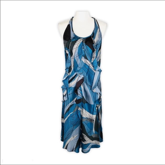 Banana Republic Dresses & Skirts - Banana Republic 100% Silk Slip Ruffle Dress XL